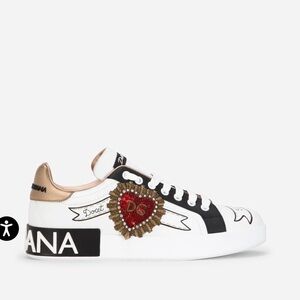 D&G embroidered sneakers ❤️‍🔥